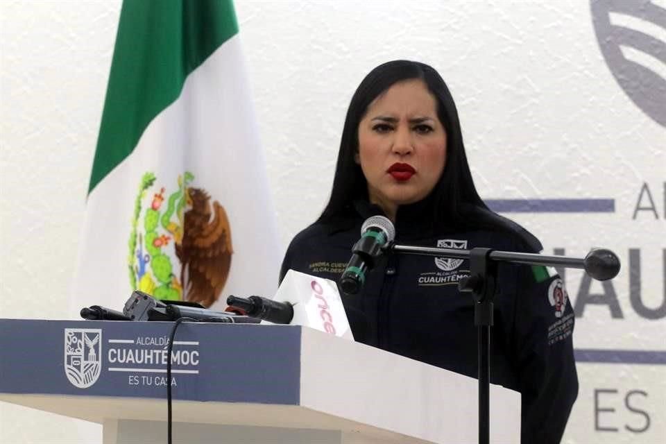 La Alcadesa de Cuauhtémoc, Sandra Cuevas, declaró que resolución que la inhabilita y destituye es resultado de tema político, mas no legal.