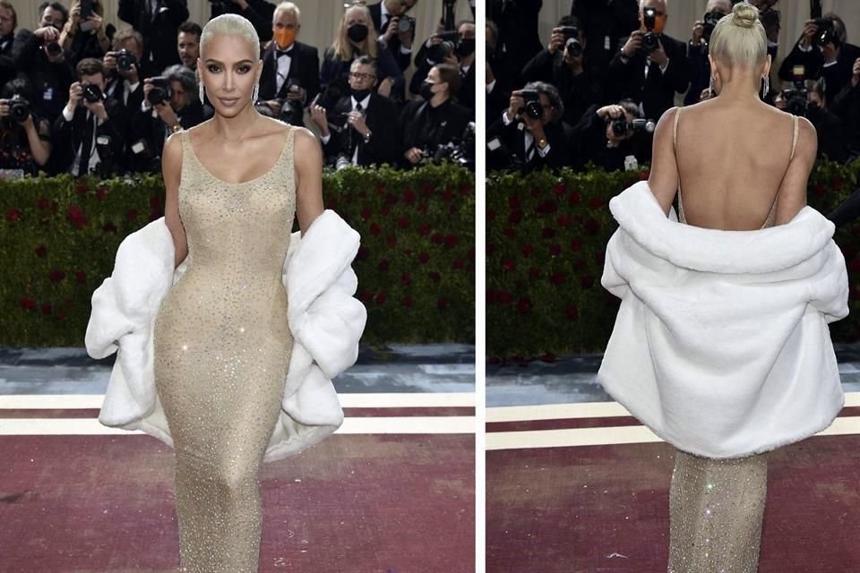 Según un coleccionista experto en Marilyn Monroe, el vestido de la actriz que usó Kim Kardashian en la Met Gala se dañó permanentemente.