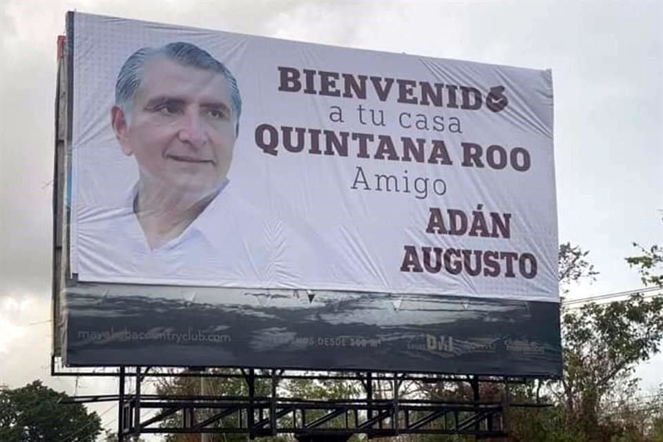 Lo mismo en Toluca que en Cancún, así reciben al Secretario de Gobernación.