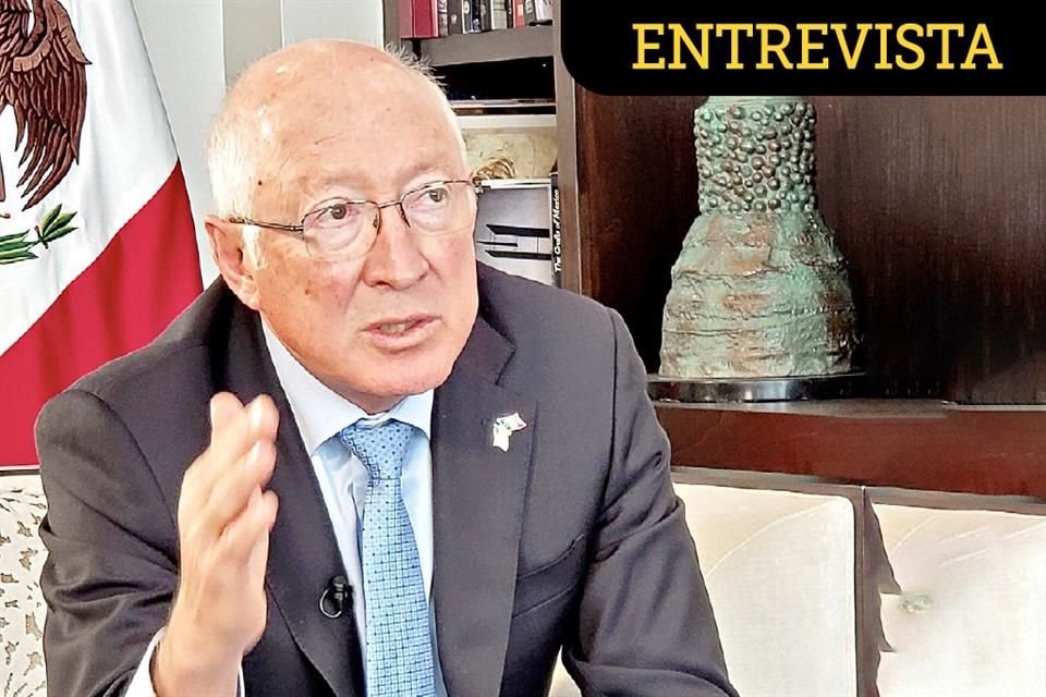 En entrevista, el Embajador de EU en México, Ken Salazar, afirma que aunque no siempre está de acuerdo con AMLO mantienen buen diálogo.