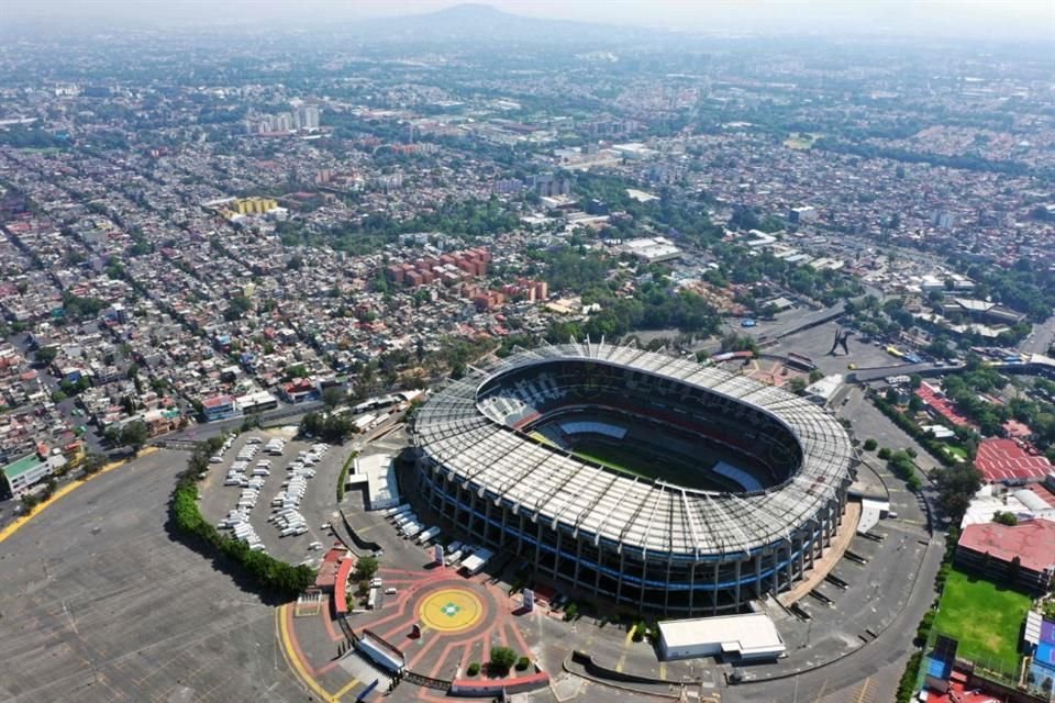 El estadio Azteca albergará cuatro partidos del Mundial de 2026.