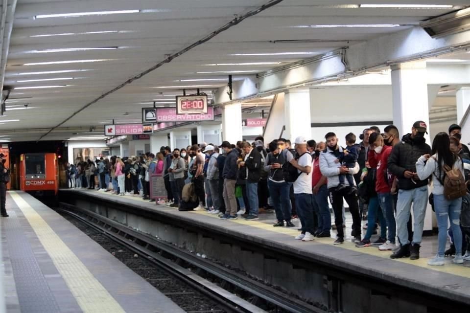 Usuarios de la Línea 1 del Metro han experimentado fallas en el Sistema Eléctrico, lo que causa afectaciones a traslados.