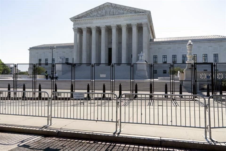 La Corte Suprema de Estados Unidos esta mañana en Washington.