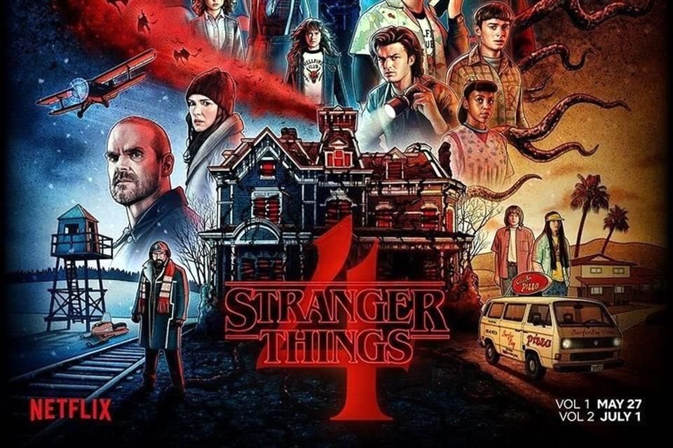 La cuarta entrega de 'Stranger Things' se lanzó este viernes por Netflix, lo que provocó un colapso en la plataforma por algunos minutos.