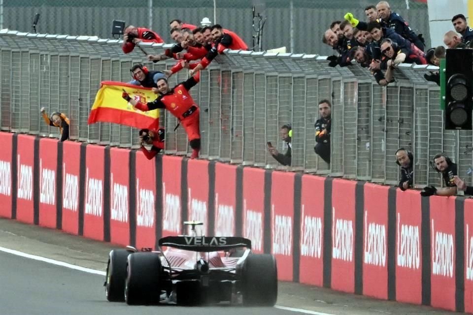 Carlos Sainz Jr, fue el ganador en Silverstone.