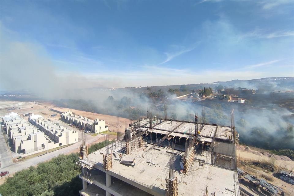 Zona de El Nixticuil afectada por incendio y que constructoras venden para vivienda.