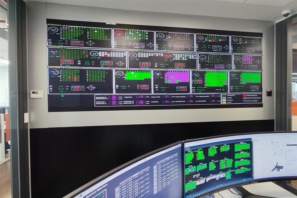 El centro de control de Enel está en CDMX.