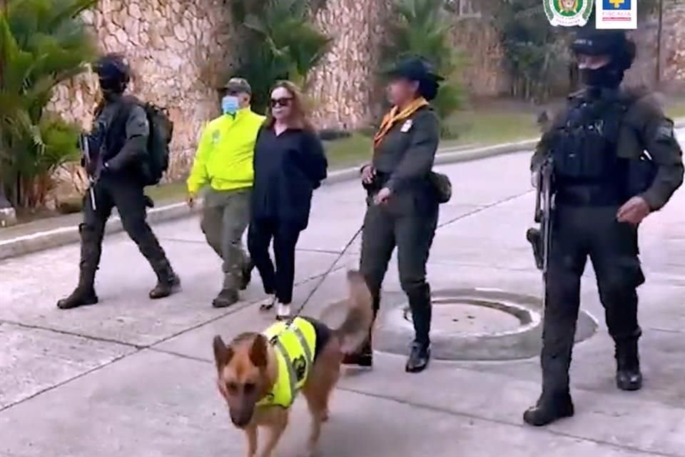 Nancy Gonzalez fue detenida en Cali de donde es originaria.