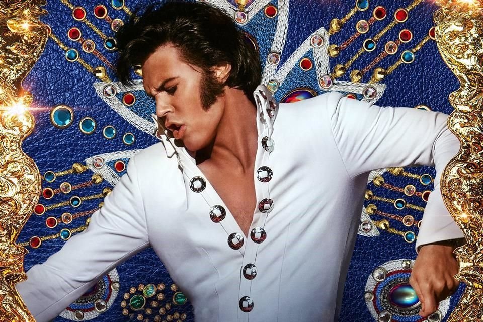 Narra el director Baz Luhrmann en el filme 'Elvis', con mucho ritmo y emoción, el auge y la caída del legendario 'Rey del Rock and Roll'.