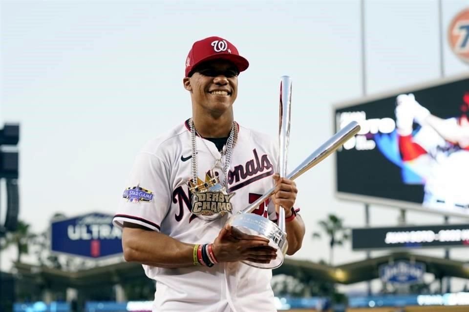 MLB on X: Juan Soto and his new hardware. #HRDerby