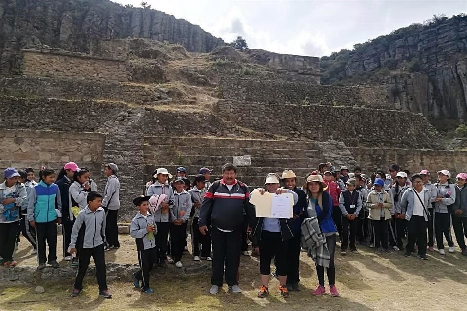 La asociación civil Niebla y Tiempo solicitó por primera vez en 2016 el resguardo para la zona arqueológica de Huapalcalco, ubicada en Tulancingo, Hidalgo.