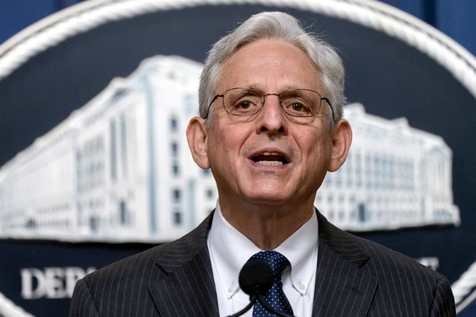 Merrick Garland, Fiscal de Estados Unidos, externó condolencias por la muerte de 14 marinos.