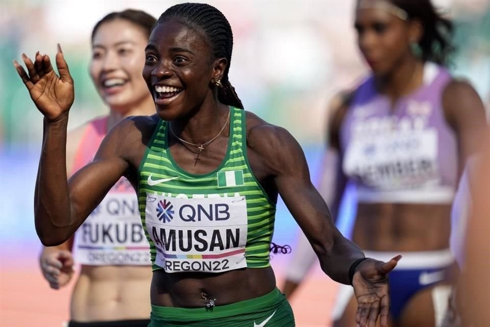 Tobi Amusan no posee medallas mundialistas u olímpicas, pero rompió el segundo récord mundial del Mundial de Eugene.