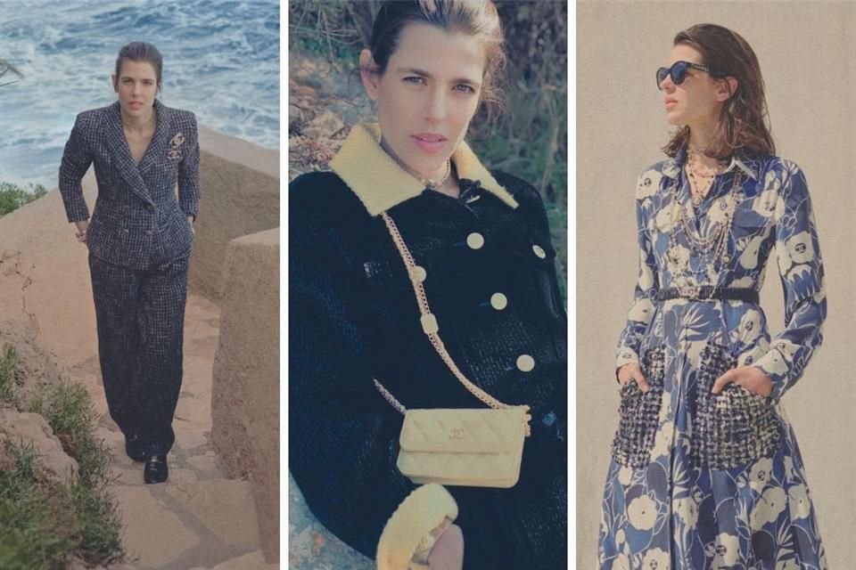 La embajadora de Chanel, Carlota Casiraghi, es la imagen de la campaña de la colección Otoño-Invierno 2022/23 de la firma francesa.