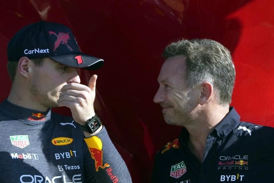 Christian Horner está contento con la actuación de sus pilotos, sobre todo por la de Max Verstappen.