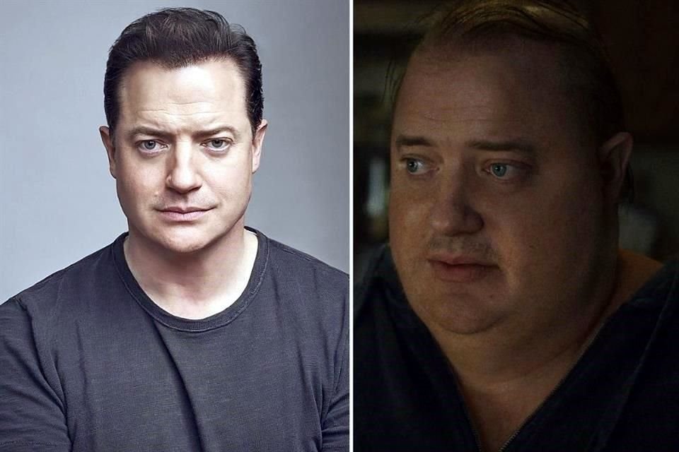 El actor Brendan Fraser se sometió a prostéticos y maquillaje para lucir como un hombre de 272 kilos para su nueva película, 'La Ballena'.