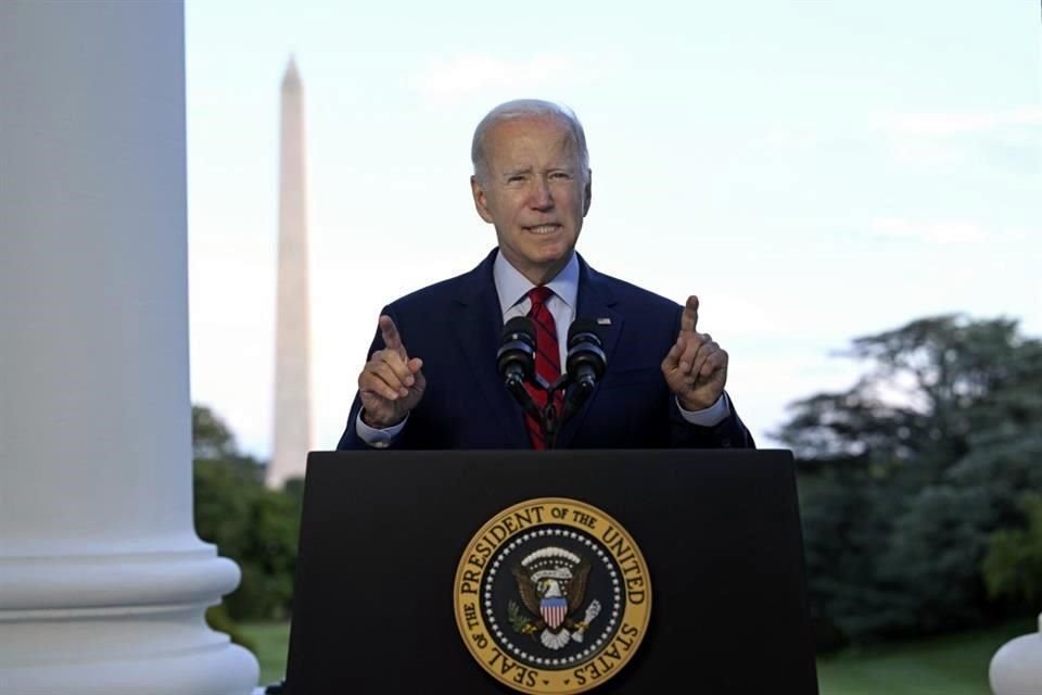 Biden da un mensaje en la Casa Blanca sobre la operación que acabó con la muerte del líder de Al Qaeda.