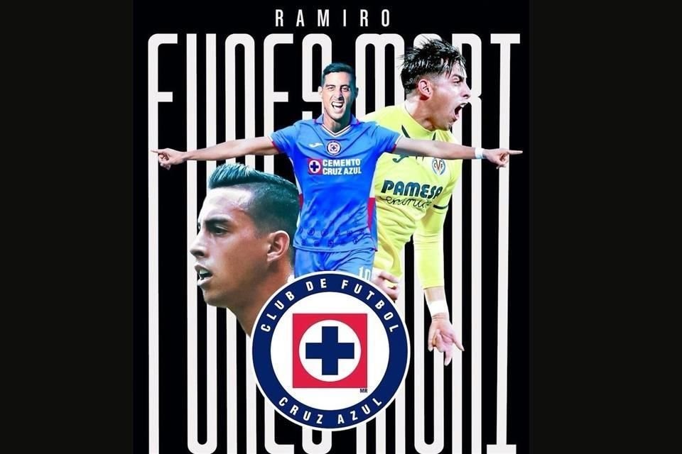 Funes Mori es jugador de Cruz Azul.