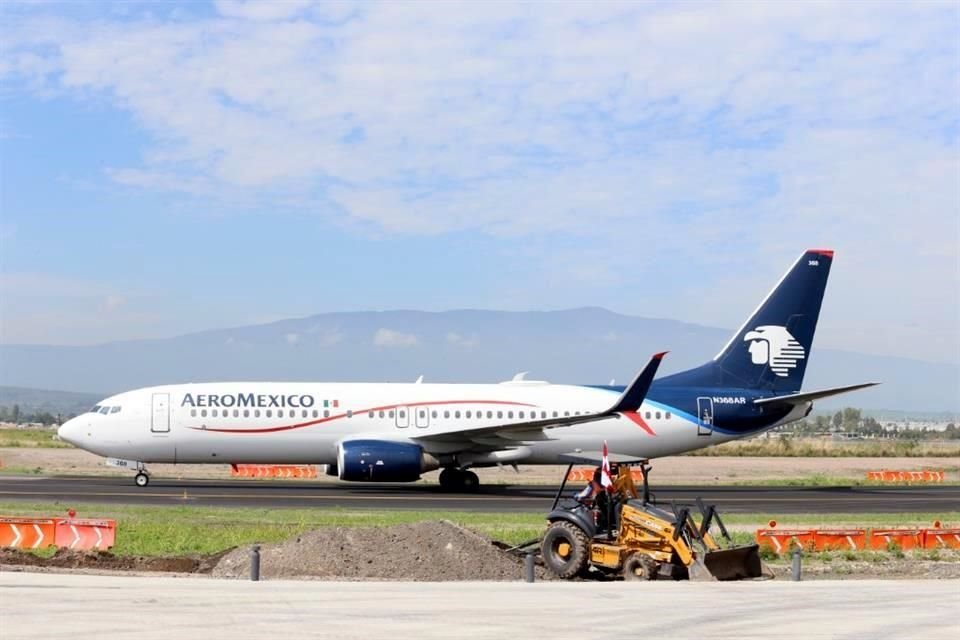 Aeroméxico respondió a los señalamientos de la Profeco, diciendo que son los más puntuales del AICM.