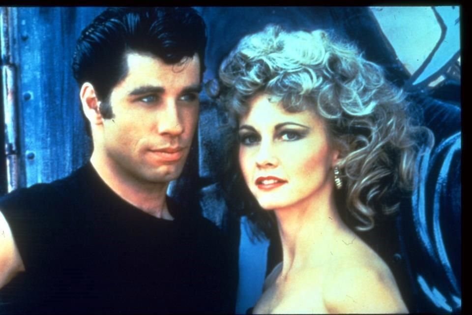 Olivia Newton-John y John Travolta en la película 'Vaselina'.