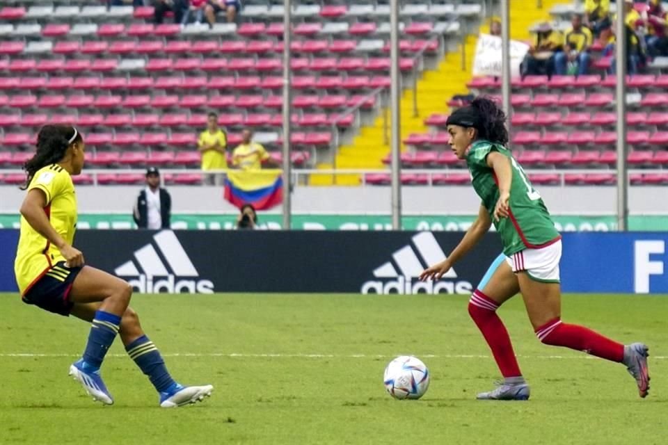 El Tri Sub no encontró el gol ante Colombia.