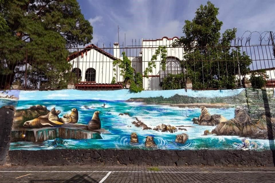 Activistas y artistas visuales hicieron un llamado para cuidar los océanos, a través de murales en diferentes puntos de la Ciudad de México.