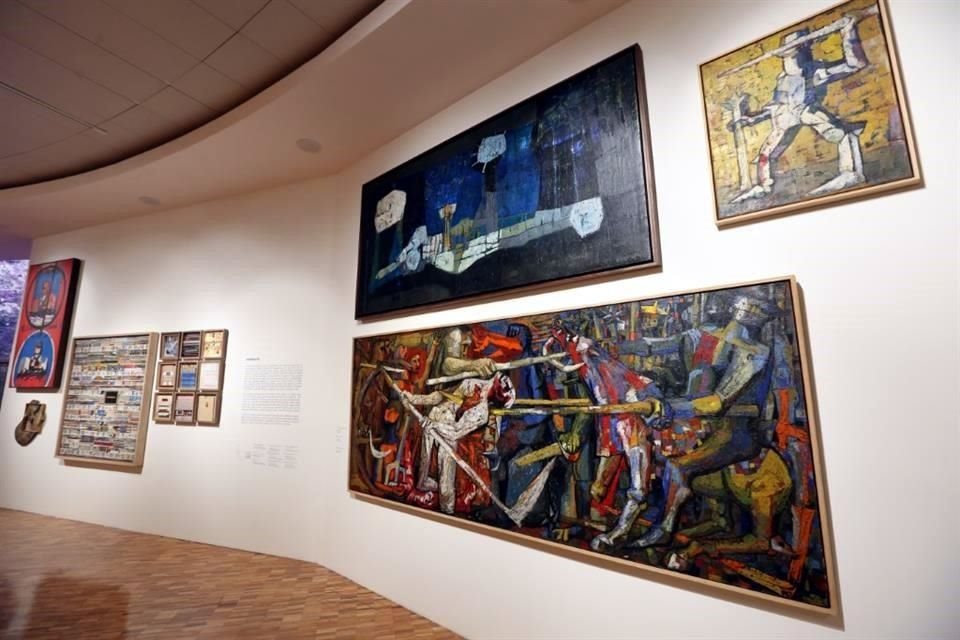 'Los cuadros de Vicente tienen una geometría muy rigurosa y pareciera que es una persona completamente estructurada, pero lo que podemos percibir es que era un juego', dice la curadora Pilar García.