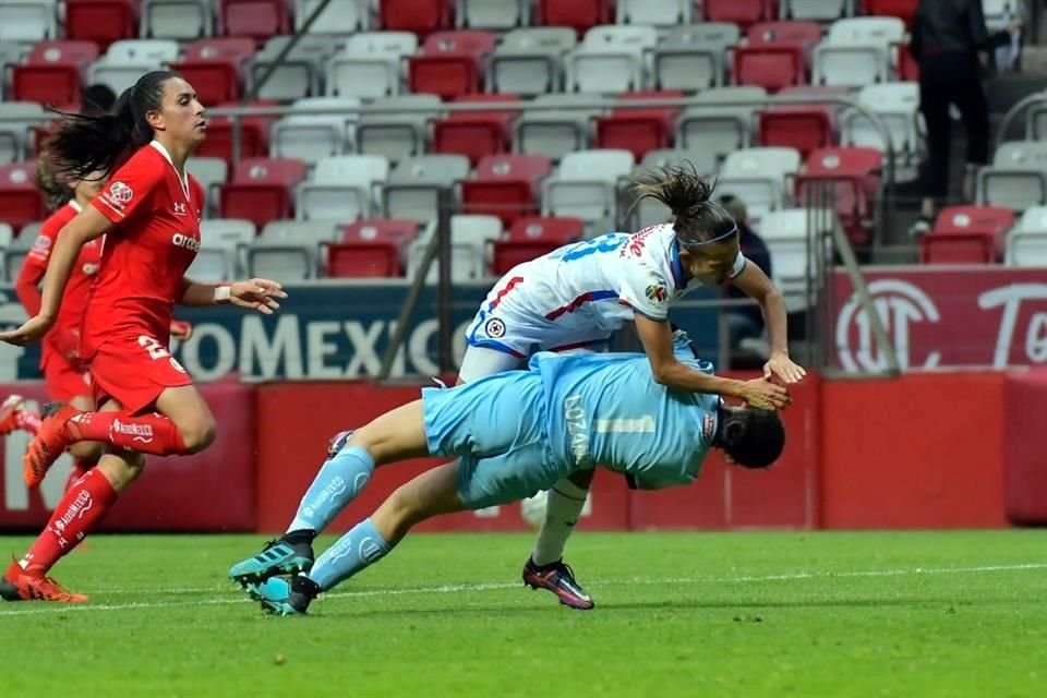Ana García y Sandra Lozano protagonizaron este tremendo choque.