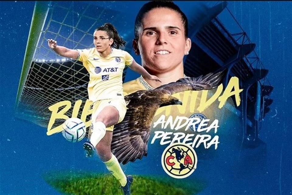 Andrea Pereira llega para reforzar la zaga americanista.