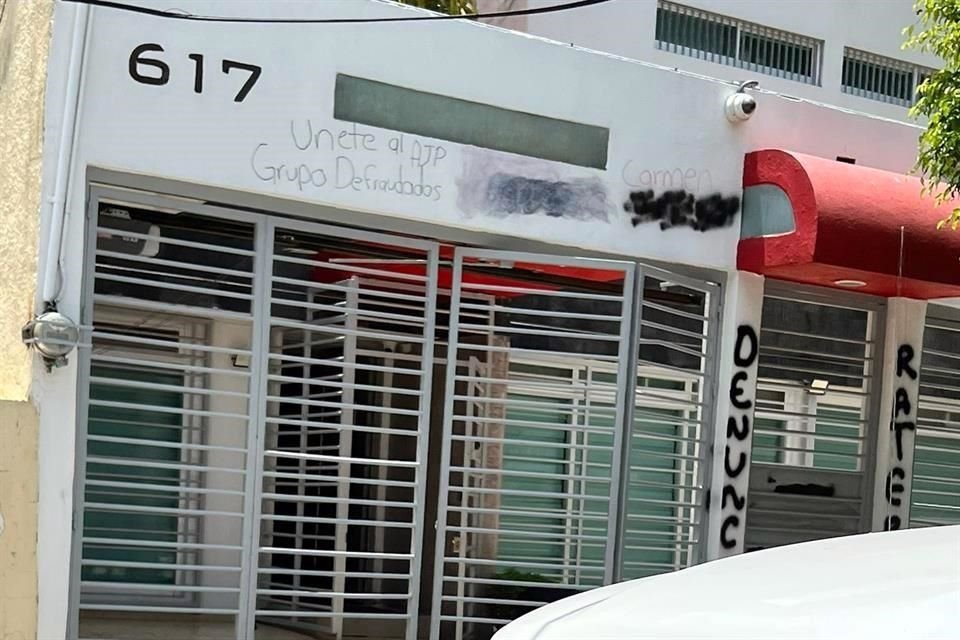 Finca donde se encontraban las oficinas de AJP, en la calle Luis Pérez Verdía.