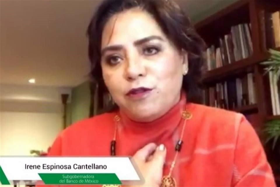 Irene Espinosa Cantellano, subgobernadora de Banxico, destacó que la independencia económica permite a las mujeres poder desarrollarse de manera autosuficiente.