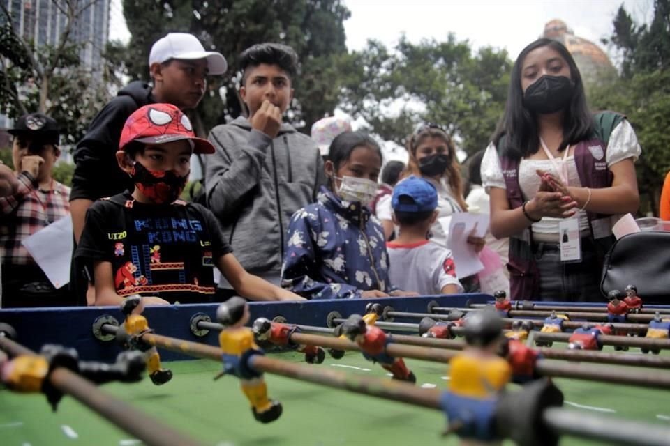 Las dinámicas del festival tienen el objetivo de que niños se ejerciten física y mentalmente en sus últimos días de vacaciones.