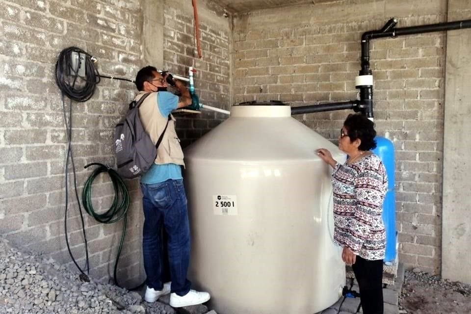 Los recolectores pluviales serán instalados sin costo en 21 asentamientos en la Alcaldía Tlalpan. 