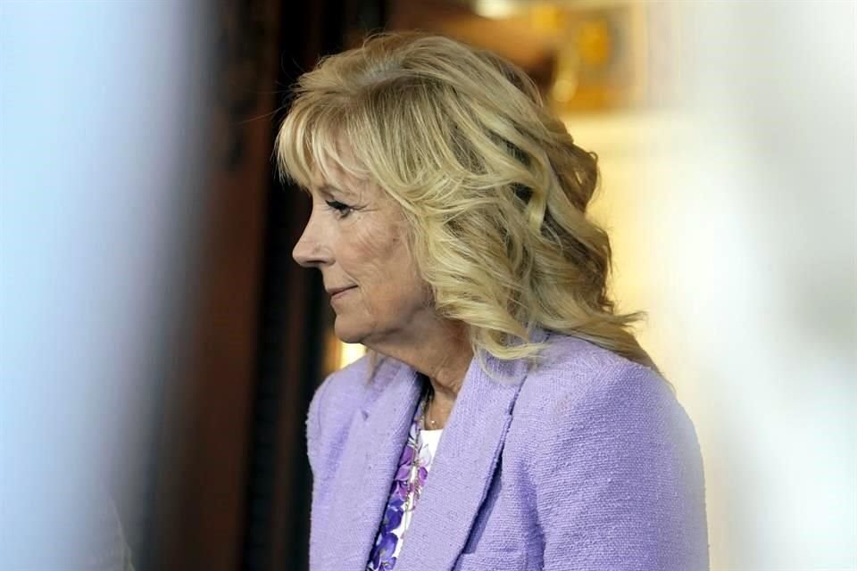 Jill Biden durante una visita a la Biblioteca del Congreso en julio pasado.