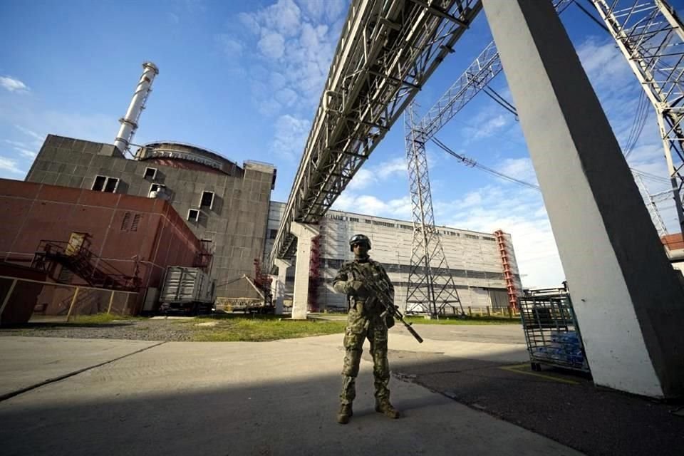 La planta nuclear de Zaporyia, en Ucrania, está controlada desde marzo por tropas rusas que invadieron el país.