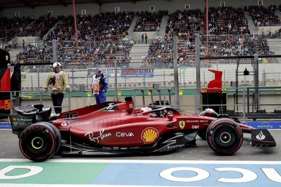 Charles Leclerc tendrá que venir de atrás en Bélgica.