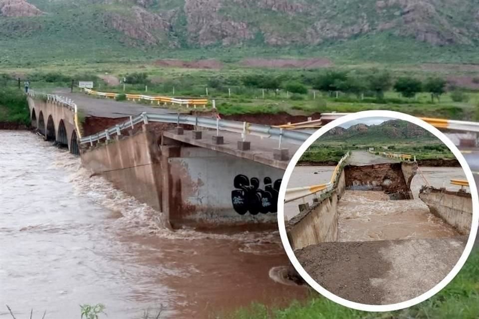 Autoridades revisan la zona para confirmar que no haya más afectaciones por las recientes lluvias.