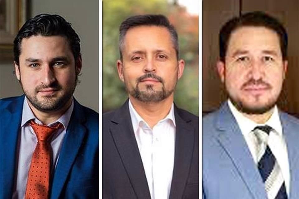 Glenn Villarreal, Osvaldo Robles y Humberto Panti.