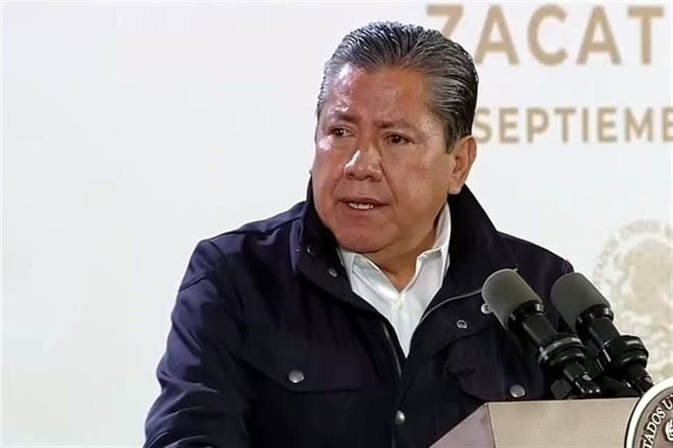 El Gobernador de Zacatecas, David Monreal.