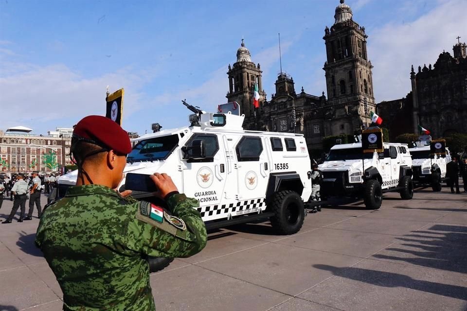 En el Desfile Militar destacará la Guardia Nacional.