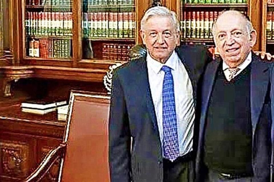 El Presidente López Obrador y Javier Garza Calderón