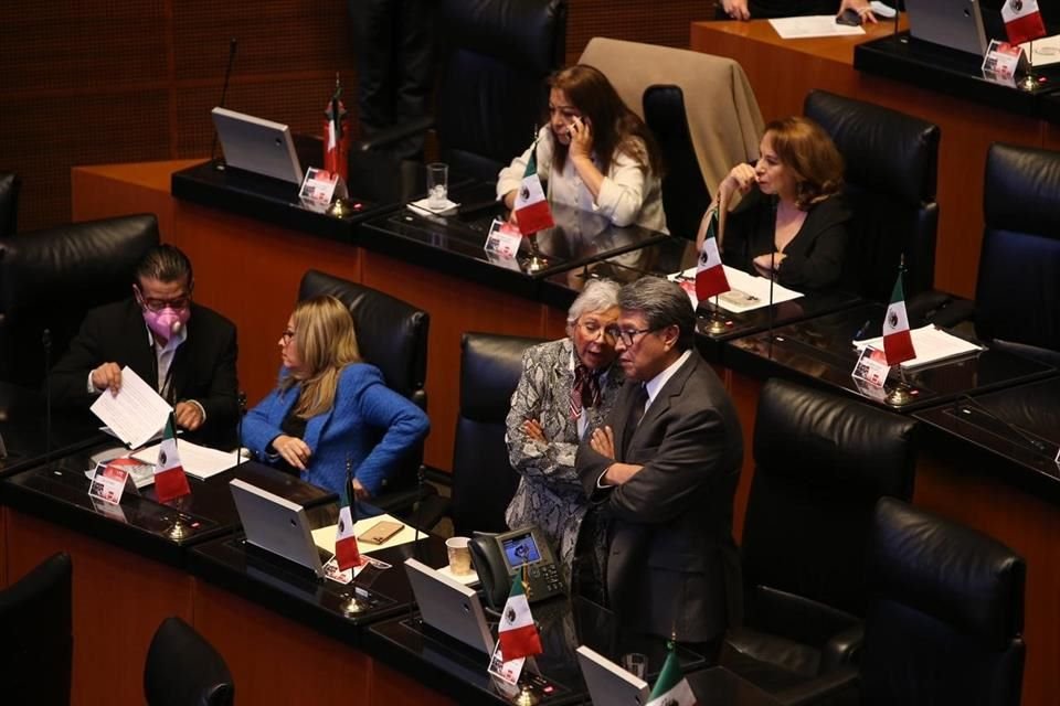 Olga Sánchez Cordero y Ricardo Monreal.