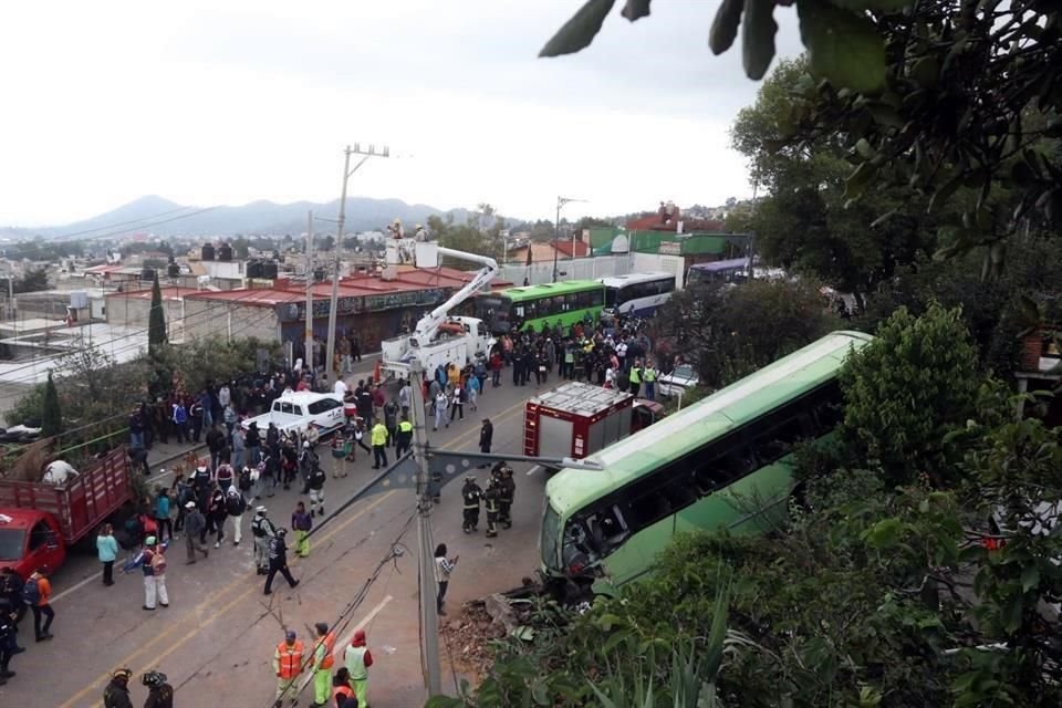 El percance sucedió en el kilómetro 23 y 16 de Septiembre, Colonia San Andrés Totoltepec.