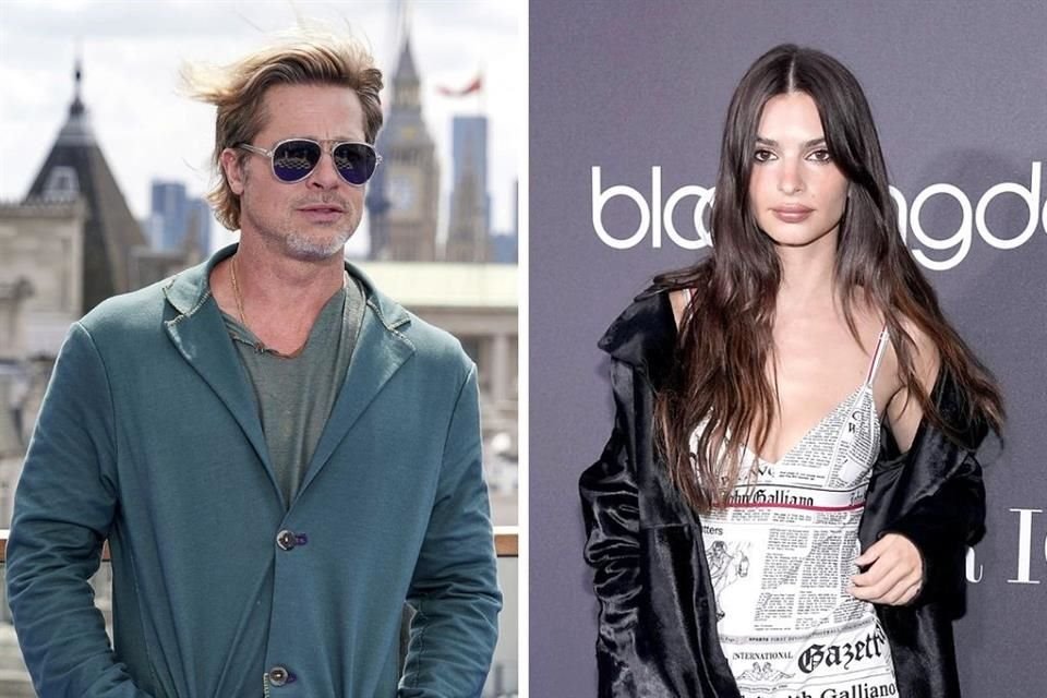 La modelo Emily Ratajkowski y Brad Pitt están saliendo en secreto pero aún no formalizan una relación.