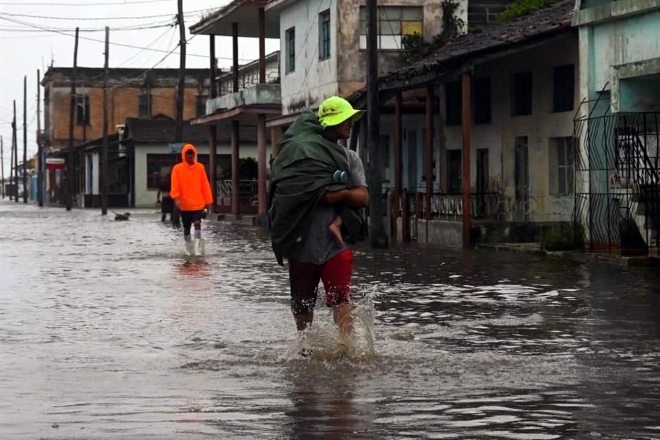 El huracán 'Ian' dejó fuertes inundaciones en Cuba.