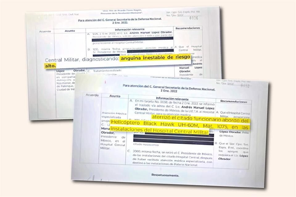 Reportes mdicos sobre las enfermedades de AMLO.