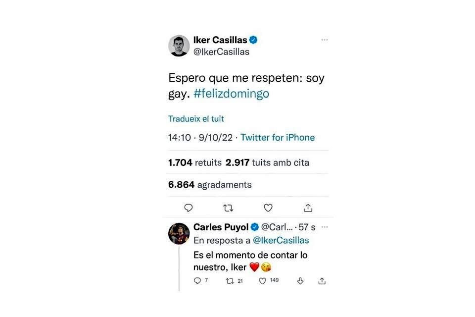 Así el tuit que salió de la cuenta de Iker Casillas.