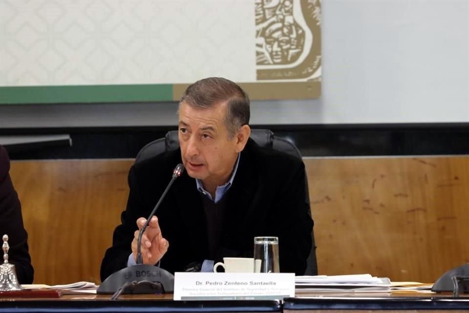 Pedro Zenteno, director general del ISSSTE, compareció ante la Comisión de Salud en la Cámara de Diputados.