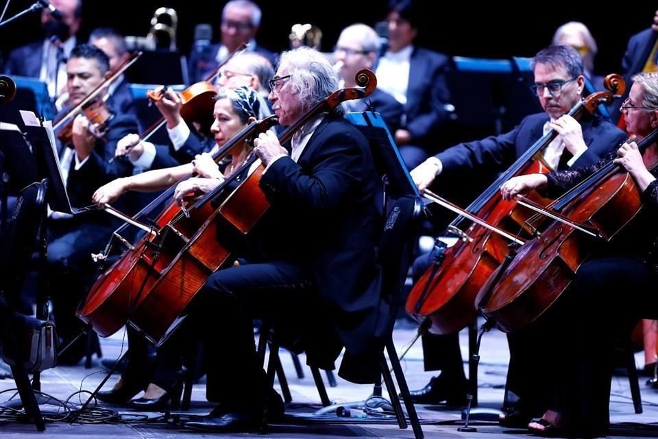 Los músicos de la Orquesta Filarmónica de la Ciudad de México asistieron al Cervantino como parte de la delegación de la CDMX, Estado invitado este año.