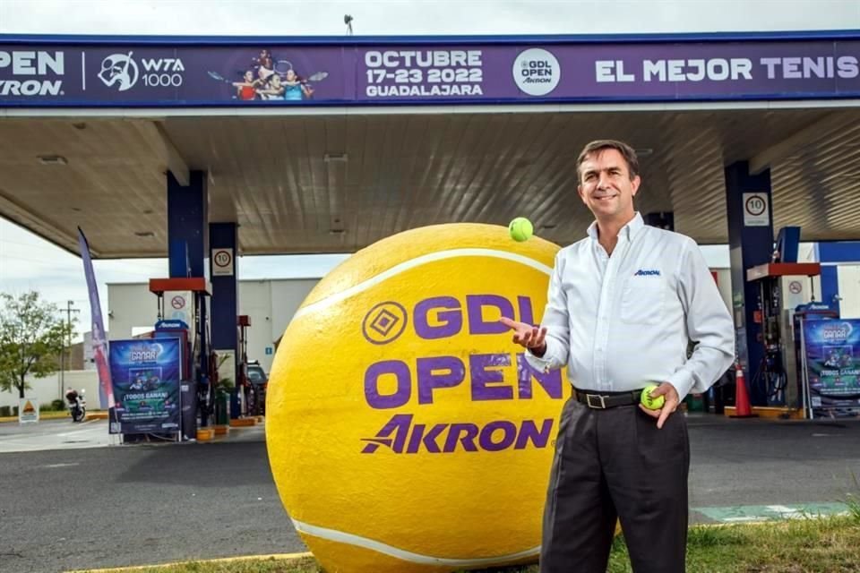 Fernando Rodríguez está entusiasmado con el GDL Open AKRON WTA 1000 de Tenis.
